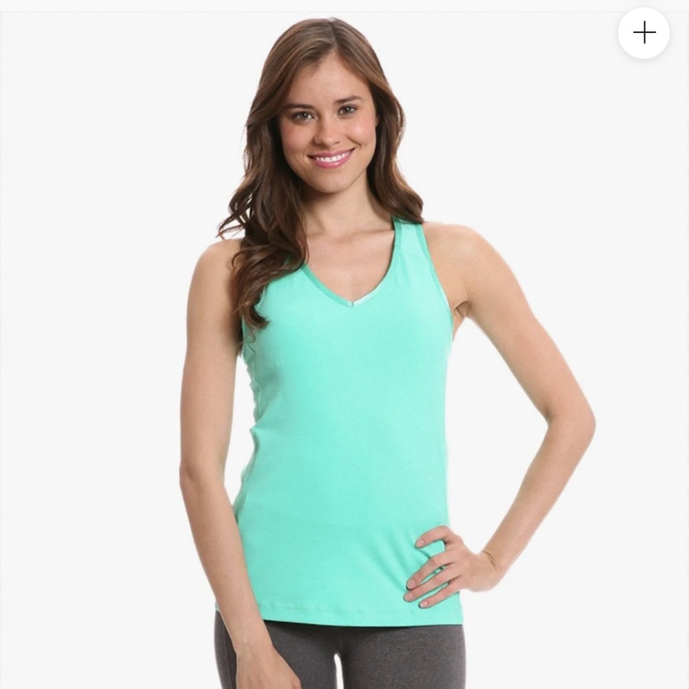 ALO Yoga Racer Tank - teal, mint, light green